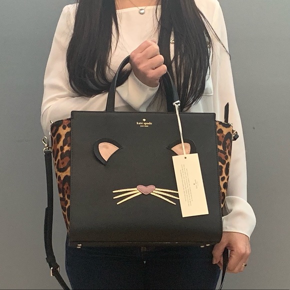 kate spade Handbags - NWT Kate Spade Leopard satchel